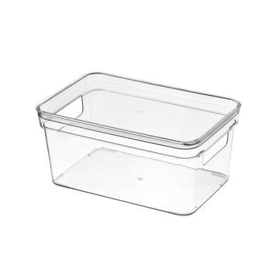 China Clear Plastic Bins Refrigerator Storage Container Box Household Food Box Organizer Pet Food Viable Storage Plastic Holders Box for sale