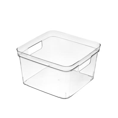 China TikTok household food mask facial storage freshness preservation makeup box storage box transparent plastic cosmetic box holder for sale