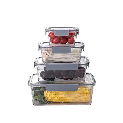 China Kitchen Plastic Cereal Storage Box Vegetable Food Box Food Storage Clear Plastic Organizer Fridge Box for sale