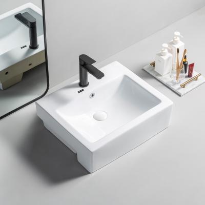 China Factory Direct Sale Modern Commercial Hand Wash Basin Table Top Vanity Bathroom Sink Wall-Hung for sale