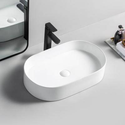 China Factory Directly Sale Modern Hotel Villa Bathroom Countertop High Quality Wash Basin Sink for sale