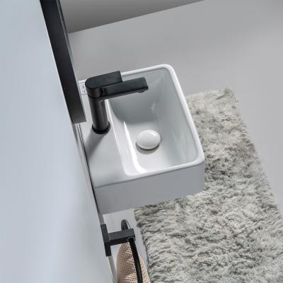 China Ceramic Kitchen Modern Bathroom Hand Wash Sink Rectangular Small Size Wash Basin With Reasonable Price for sale