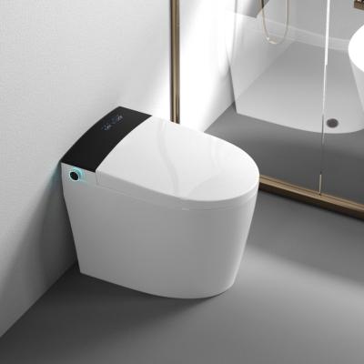 China Smart Auto Operation Smart Auto Sensor Hidden Cistern WC Toilet With Soft Seat Cover for sale