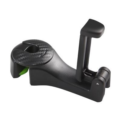 China New Creative Hidden Car Rear Multi-Function Multi-Function Rear Row Hook Cell Phone Bracket Dropshipping Car Seat Row Hook for sale