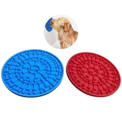 China Dropshipping Slow Viable Driver Dog Bath Buddy Dog Lick Pad Pet Products Transfer Dish Pet Bath Suction Silicone Fixed Cup for sale