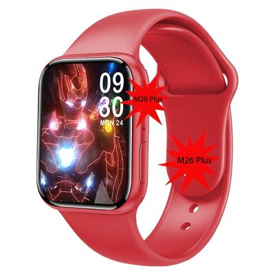 China Hot selling Iwo 1.75 smart watch M26plus 2021 reloj smart touch screen 13 series watch6 6 7 M26 plus smartwatch for wan women for sale