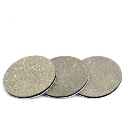 China High Yield 50MM Diamond Sanding Disc 2 Inch Roll Lock Granite Grinding Wheel Dremel Emery Paper Glass Ceramic Sheets for sale