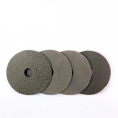 China High Yield 4inch 100mm Diamond Electroplated Polishing Pads for sale