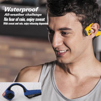 China Newest Osteoconductivity Transformers Bone Conduction Bluetooth Sports Earphone Bone Conduction Earphone Radio for sale