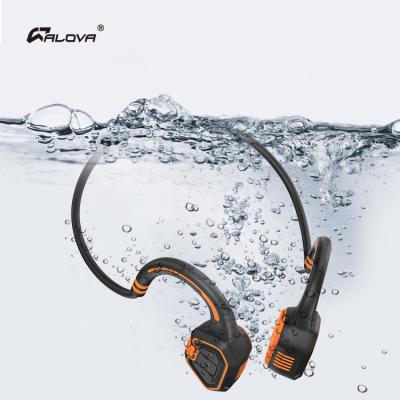 China IP68 Waterproof Osteo Conductivity Ear Mp3 Music Player Bone Conduction Earphone Wireless Earphone For Swimming for sale