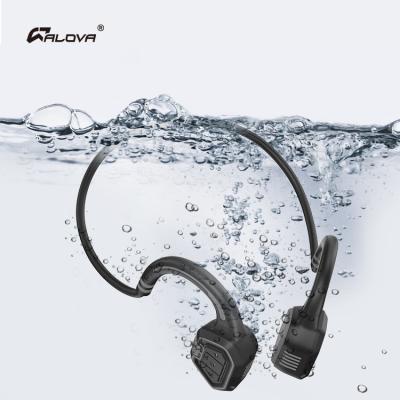 China Swimming wireless earphone osteoconductive amazon underwater bone conduction mp3 water proof headphone IPX8 waterproof bluetooth earphones for sale