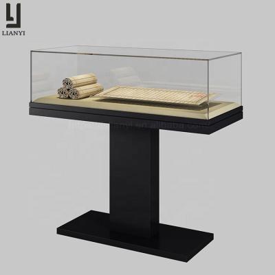 China High End Customized Removable And Environmentally Friendly Museum Jewelry Display Table Glass Top Showcases for sale