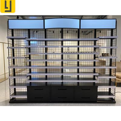 China Commercial Morden Metal LED Cigarette Display Stands With Pusher for sale