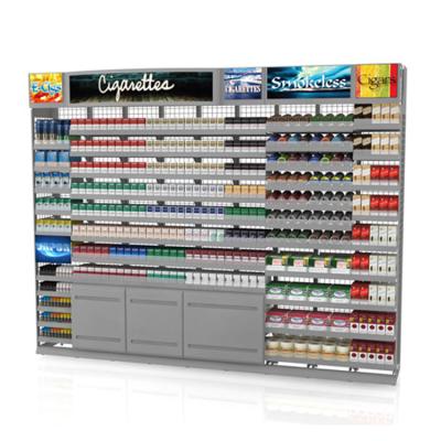 China Morden Floor Standing Commercial Cigarette Display Cabinets for sale