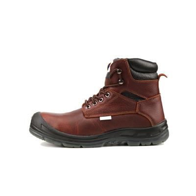 China Safety shoes multifunctional red leather safety shoes for wholesales for sale