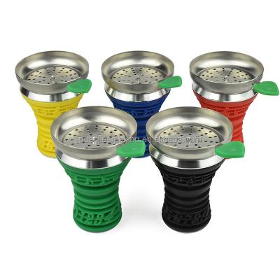 China Hookah Hookah Silicone Bowl Shisha Silicone Smoking Bowl With Cover for sale