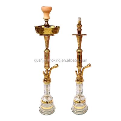 China High Quality Large Egypt Shisha Hookah Shisha Cooper Hookah Smoking Brass Shisha for sale