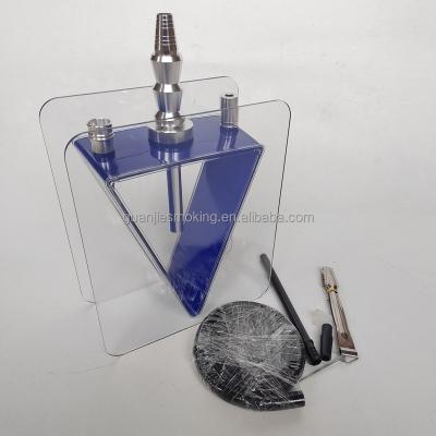 China Shisha LED Hookah Acrylic Shisha Hookah Fancy Smoking Plastic Shisha for sale