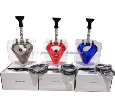 China Shisha Hookah Acrylic Shisha Hookah Fancy Smoking Plastic Shisha for sale