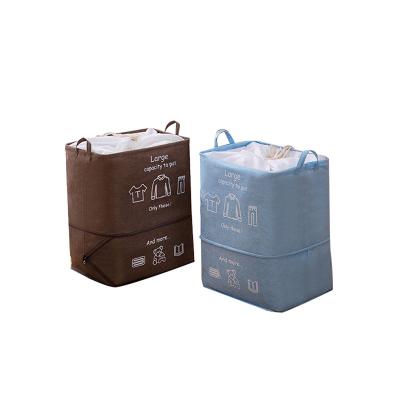 China Home Wholesale Durable Premium Products Clothes Laundry Hamper Laundry Baskets With Drawstring for sale