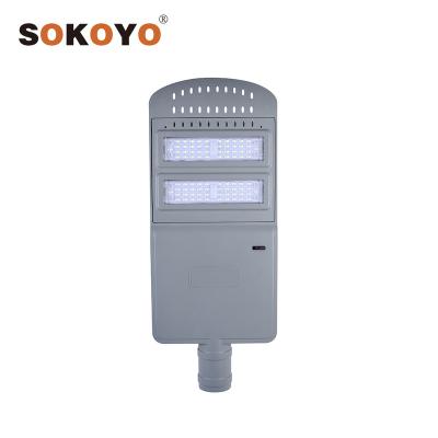 China ROAD SOKOYO outdoor waterproof 60w ip66 3030 chips solar led street light outdoor for sale