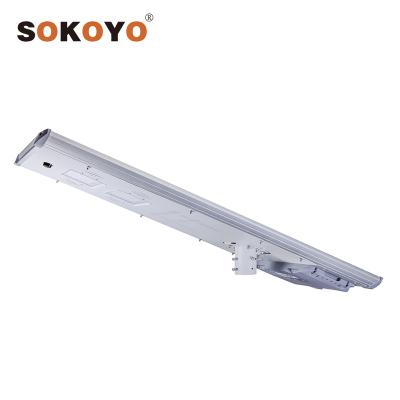 China ROAD SOKOYO 2020 factory price hot sale ip66 all in one led solar street light for sale