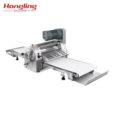 China QS-400BT Commercial Catering Commercial Croissant Making Machine Table Top Electric Dough Rolling Sheeter for sale