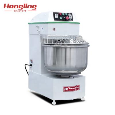 China Snack Factory DM-80H Infidel Dough Mixer Maker 80 Liter 25kg Bread Mixer Spiral Food Dough Mixer for sale