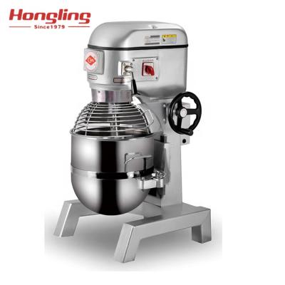 China Snack Factory B-40F 40 Liters Industrial Hand Mixer Cake Mixer Cream Flour Egg Equipment Bakery Concrete Planetary Mixer for sale