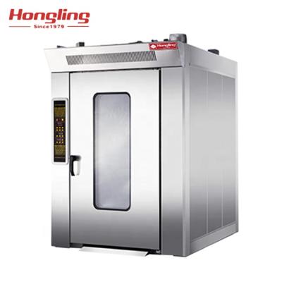 China Multifunctional Commercial Diesel Rotary Oven 12 Rotary Tray Oven Hotels Bakery Baking Machinery for sale