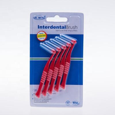 China Clean Tooth Gaps Dr. Smith ISO CE Approved Cylindrical Interdental Brushes for sale