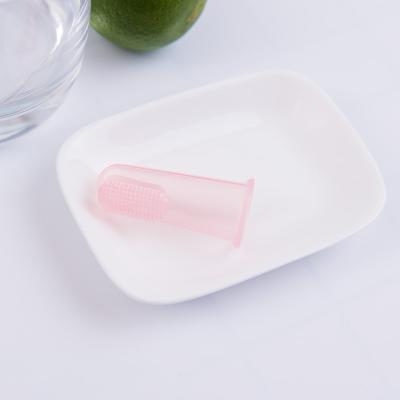 China Other ISO , CE Certificated Silicone Baby Finger Passed Brush / Toothbrush for sale