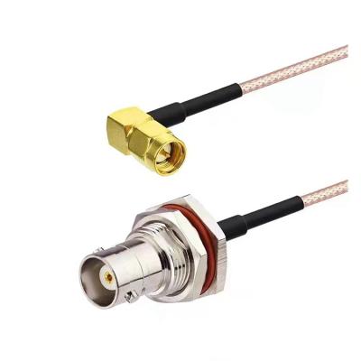 China Custom Security Camera Male Female Assembly BNC CCTV Video DC Power Cable for sale