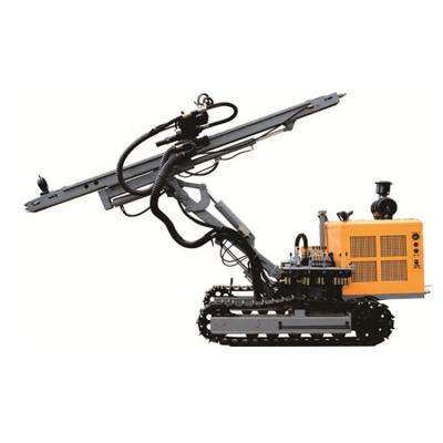 China Ore Multiple Prospects Working 4 Cylinder Crawler Chassis DTH Outdoor Rock Blast Hole Drilling Rig Machine for sale