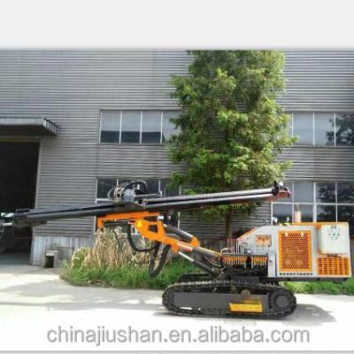 China Ore ceiling drilling rig top drill machine crawler hydraulic borewell drilling truck for sale