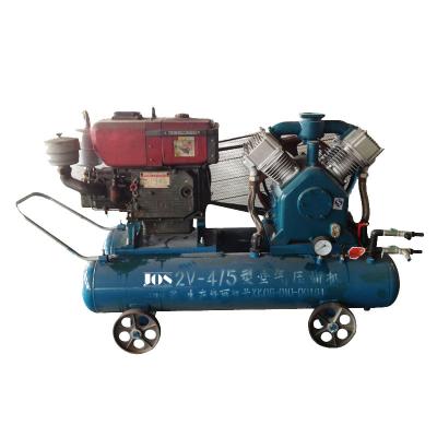 China Jiushan Diesel / Electric 2V Piston Air Compressor Brand 2V 4/5 for sale