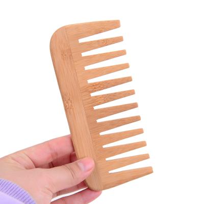 중국 Home Eco-Friendly Private Label Bamboo Comb Bamboo Comb Wide Tooth Comb Bamboo 판매용