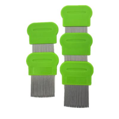 Китай Creative Home Art Anti Lice Comb Plastic Hair Lice Comb Stainless Steel Lice Comb Good Quality продается