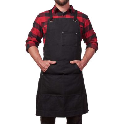 中国 Convenient custom color bartender apron with pockets unisex 販売のため