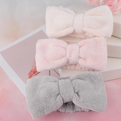 China Durable Korean Cute Plush Headband Cotton Elastic Promotional Hair Band, Hairband Head Band for sale