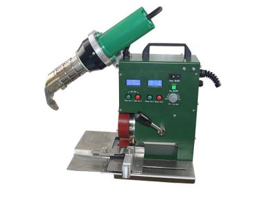 China SWT-PAU Hemming Banner Plastic Welding Machine Installed On The Table for sale