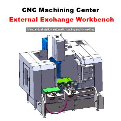 China Intelligenter manueller CNC-Palettenwechsler für CNC-Bearbeitungszentren zu verkaufen