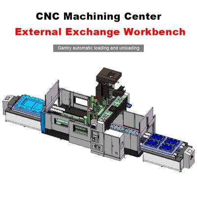 China Automatic CNC Pallet Changer System For Gantry Machining Center for sale