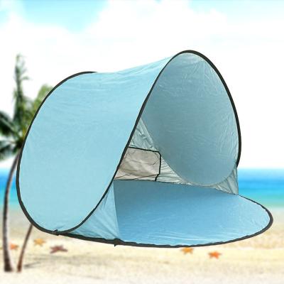 China Extended Type Sun Shade Anti-UV Tent For Two Person Automatic Pop Up Ultralight Portable Sun Shelter Camping Tent Beach Tent for sale