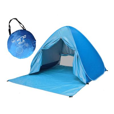 China Tube Type Tent Stake Beach Tent Outdoor Camping Hike Automatic Fishing Waterproof Portable Tent Sun Shelter Foldable Tents For 2 Person for sale