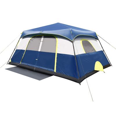 China Hot Sale Instant 8 Person Automatic Tent Extended Type Outdoor Camping With 2 Bedroom Tent Portable Four Season Tent Quick Automatic Opening for sale