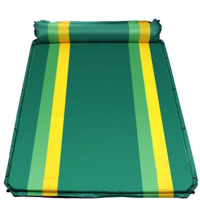 China 210T chunya inflatable air mattresses PVC+High resilience spin-coated sponge and can be spliced ​​folding inflatable sleeping mat for tent camping for sale