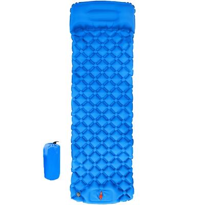 China TPU & New Arrival Nylon Inflatable Camping Ultralight Mat Sleep Air Pad Self Inflating Pad For Camping With Pillow for sale