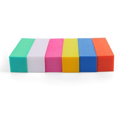 China Beauty Nail Salon Maker Custom 4 Nail Filer Shine Buffer Side Block and Color for Nail Art Polishing for sale