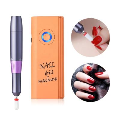 China Decorations Nail Portable Rechargeable Pen Nail File Manicure Art Machine Electric Drill Pen Tool Manufacturer Wholesale Nail Drill for sale